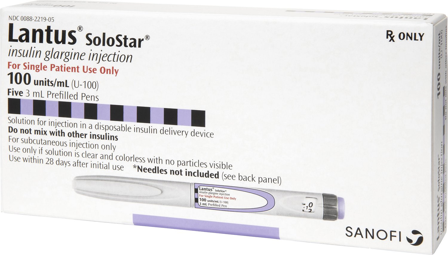 LANTUS SOLOSTAR READY‐PEN 100 UI ML 5x3ML SANOF